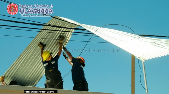 Temporal en imágenes - Bomberos Voluntarios de Olavarría