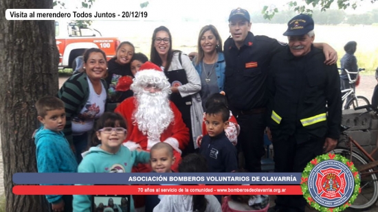 Lo recaudado en las fotos de Papá Noel fue entrega a diversas instituciones