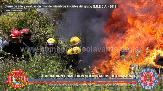 Cierre de año y evaluación de miembros iniciales del grupo G.R.E.C.A – 2018