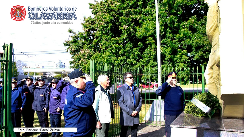 Se celebró el acto por el 73 aniversario de la Asociación de Bomberos de Olavarría