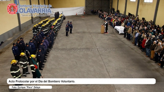 Acto Protocolar por el Día del Bombero Voluntario