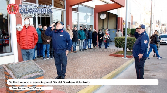 Se llevó a cabo el servicio por el Día del Bombero Voluntario