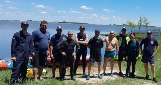 Capacitación en Rescate Acuático - Bomberos Olavarría